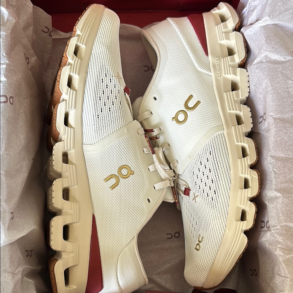 ON Running Men’s cloud x4: Limited Edition Red and White